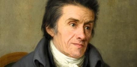 Retrato del pedagogo suizo Johann Heinrich Pestalozzi (1746-1827).