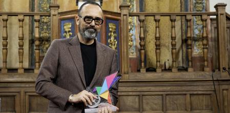 Mejide acaba de recibir un premio Cygnus en el Paraninfo de la Universidad de Alcalá a su trayectoria. Otros galardonados fueron Clara Lago, Álvaro Morte y Elena Rivera.