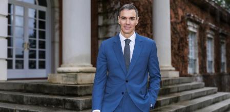 El president del Govern, Pedro Sánchez, al Palau de la Moncloa.