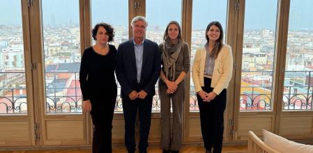 Cristina Balagué (CSO), Julio Castro (fundador de Palabiofarma), Clara Campàs (Managing Partner Asabys), Isabel Jiménez (Principal Asabys) La ‘spin-off’ desarrolla tratamientos para la salud de la mujer