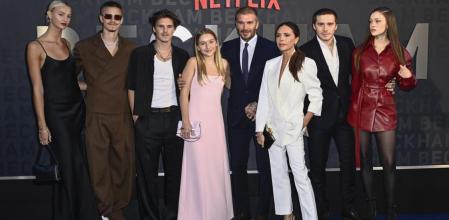 La familia Beckham