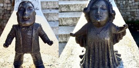 Las dos pequeñas esculturas que rinden homenaje a Mercury y Caballé