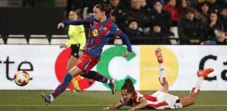 Clara Serrajordi, con 18 años recién cumplidos, fue titular en la semifinal ante el Athletic