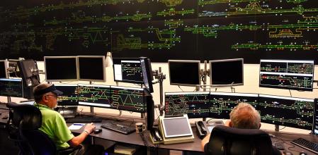 El centro de control de la estación de França en una imagen de archivo del año 2017