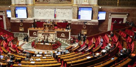 La Asamblea Nacional francesa, en París (Francia), este lunes