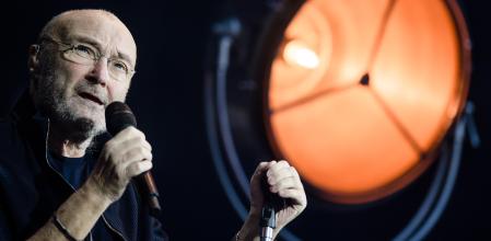 El músico británico Phil Collins, durante un concierto en Berlín en junio del 2019
