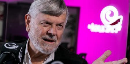 Andrés Pierantoni, durante una entrevista en el canal venezolano La Iguana