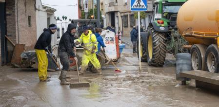 Huétor Tajar fue uno de los municipios granadinos afectados por la borrasca .