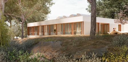 Recreación virtual del futuro centro Barnahus de Mataró .