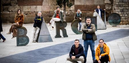 La sección de preimpresión en Barcelona