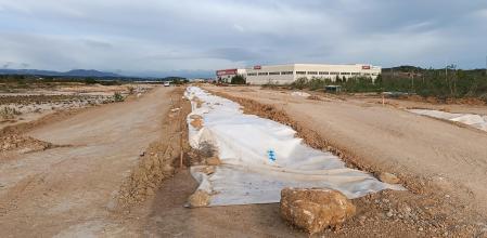 Imagen del inicio de los trabajos a cargo de la CGJ en la zona del barranco del Poyo