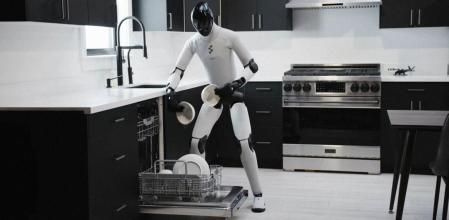 El robot Figure 01, poniendo un lavavajillas gracias al software Helix 02.