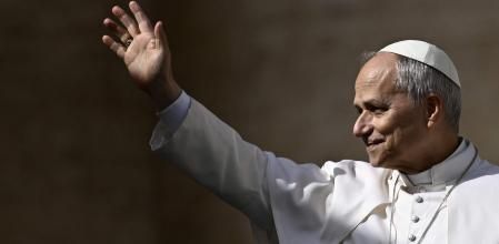 El papa León XIV durante la audiencia general de la semana pasada en la plaza de San Pedro de Roma