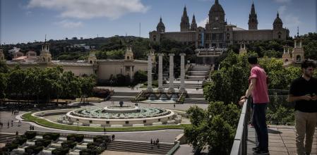 Imagen de archivo de la Fuente Mágica de Montjuïc de Barcelona