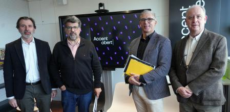 Ricard Gonzàlez, Genís Roca, Joan Abellà i Albert Cuesta, d'Accent Obert&nbsp;