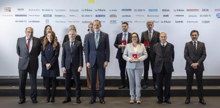 Su Majestad el Rey presidió la entrega de premios