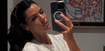 Laura Matamoros en su casa, en una imagen de redes sociales.