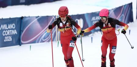 Oriol Cardona entrega el turno a Ana Alonso, este sábado en los Juegos de Milano-Cortina