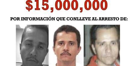 El Departamento de Estado de Estados Unidos fijó en 15 millones de dólares el precio de la cabeza de 'El Mencho'