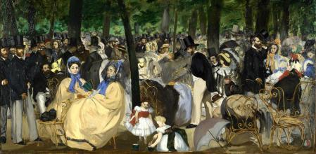 La música en las Tullerías.