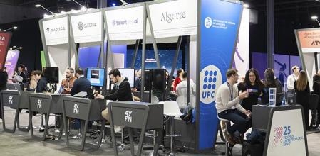 El stand de la UPC en el 4YFN en la edición 2025
