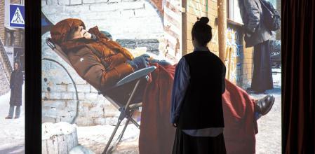 Una de las instalaciones de 'Pedagogías de guerra'&nbsp;