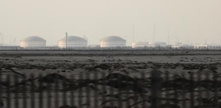 Instalaciones gasistas en Ras Laffan, Qatar, uno de los complejos atacados y paralizados