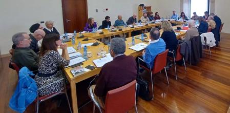 El pleno de la Acadèmia Valenciana de la Llengua que decidió sobre el topónimo de València.&nbsp;