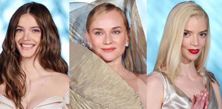 Barbara Palvin, Diane Kruger y Anya Taylor-Joy en la cena celebrada en el Louvre