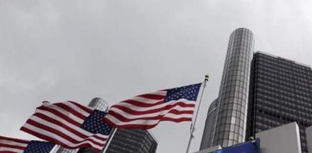 La sede mundial de General Motors en Detroit hace poco más de un mes