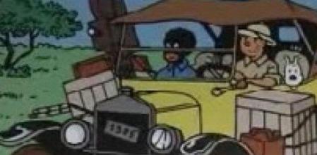 Imagen de la portada del cómic de Hergé 'Tintín en el Congo'