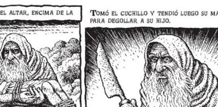 El sacrificio de Isaac, trazado por Crump