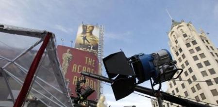 Imagen de los preparativos de la 82 ceremonia de los Oscar, en el teatro Kodak de Los Ángeles