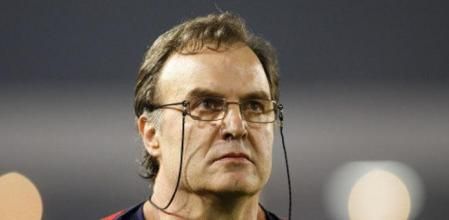 Marcelo Bielsa, durante un encuentro de la selecciónm chilena