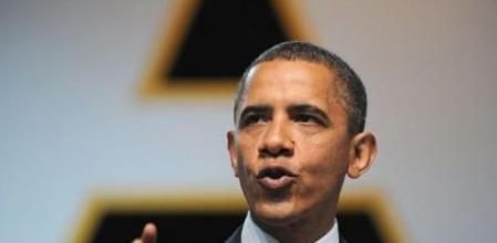 El presidente de los EE.UU., Barack Obama, durante su discurso en Atlanta