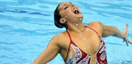 Andrea Fuentes ha ganado la plata en la final de la rutina individual libre