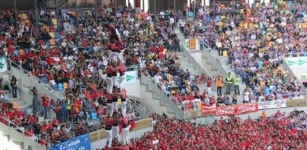 Cinc de nou amb folre de la Colla Vella dels Xiquets de Valls