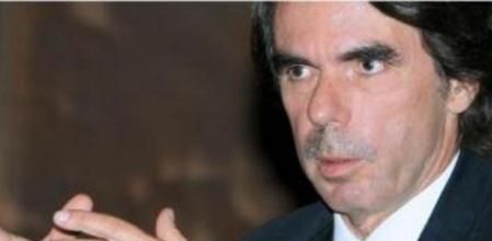 José María Aznar, expresidente del Gobierno español, durante una conferencia