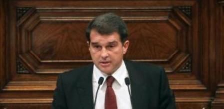 El líder de Solidaritat Catalana per la Independencia (SI), Joan Laporta