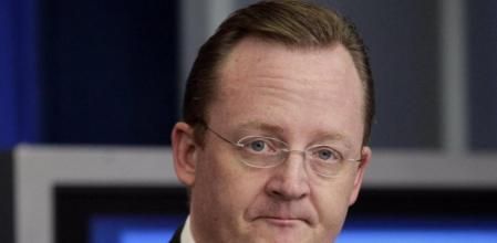 Robert Gibbs, durante una comparecencia en la sala de prensa de la Casa Blanca