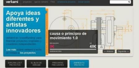 Imagen de la web, en su primera quincena de funcionamiento