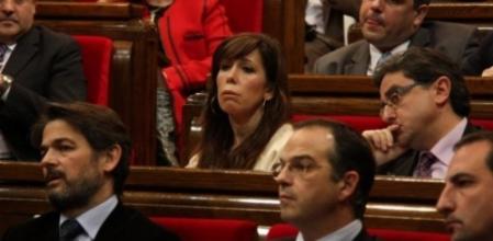 Sánchez-Camacho, durante la sesión de control al Parlament