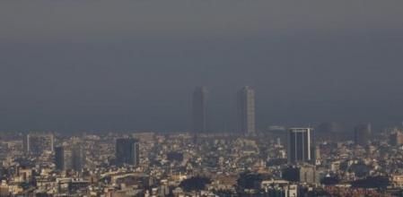 La contaminación de Barcelona, vista desde Collserola.