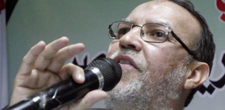 Esam el Erian, en una rueda de prensa ayer en El Cairo