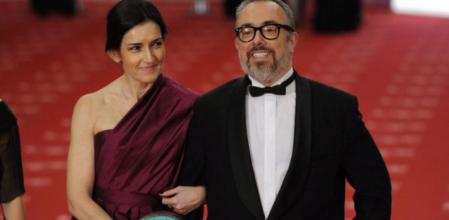 Álex de la Iglesia y la ministra de Cultura, Ángeles González-Sinde