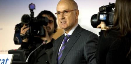 Duran Lleida, durante su comparecencia tras el comité de gobierno de UDC de febrero