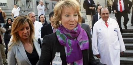 La presidenta de la Comunidad de Madrid, Esperanza Aguirre