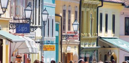 La calle Tkalciceva, una de las más animadas de Zagreb