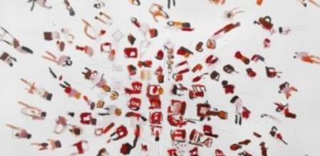 'Mercat quadrat i vermell