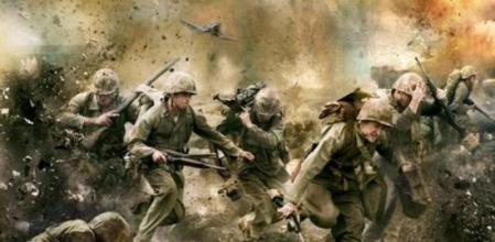 Imagen promocional de la serie 'The Pacific'